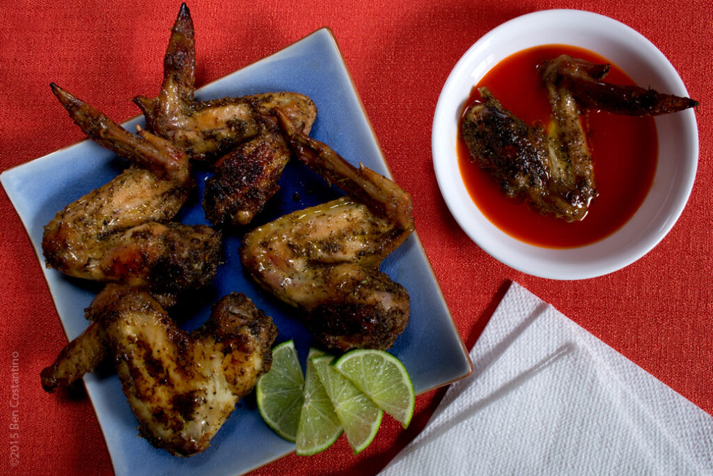 Spicy Lime baked Chicken wings
