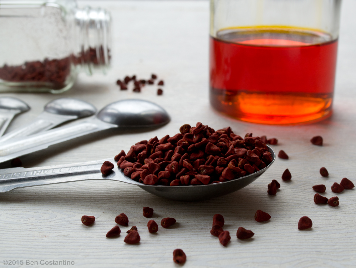 achiote seeds and achiote oil