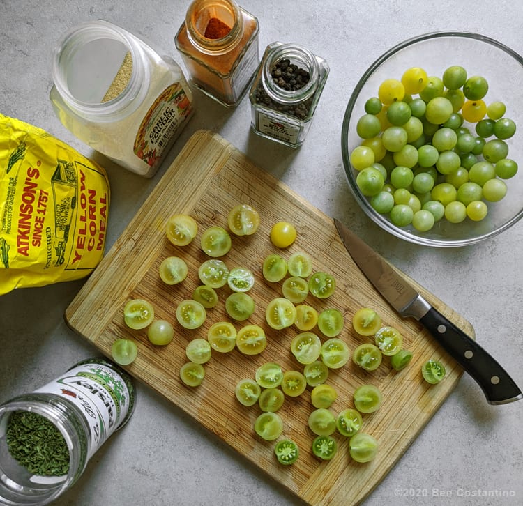 fried green tomato ingredients