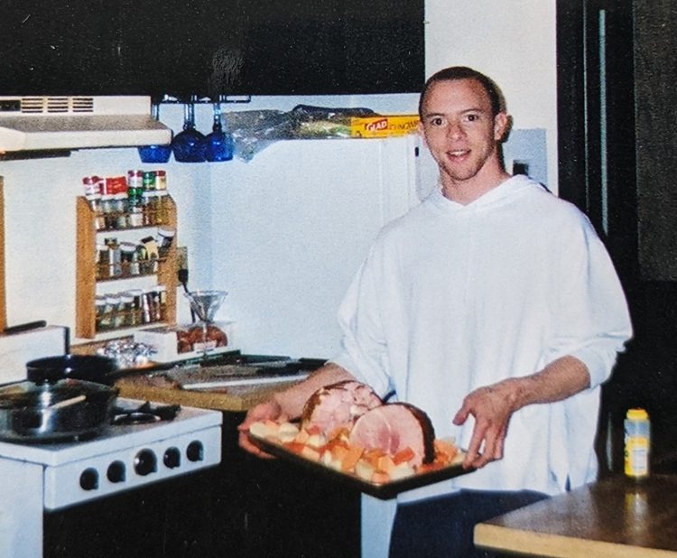 me as a home cook in 2002