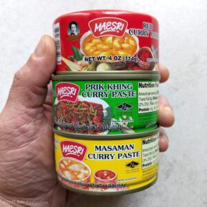 canned Thai curry paste