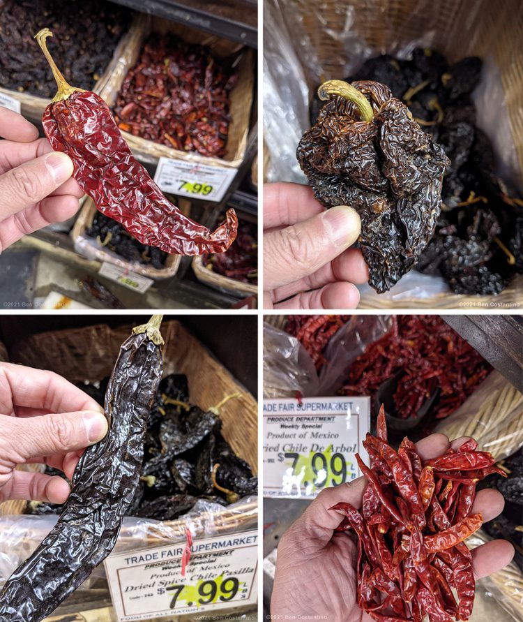 dried-red-chile peppers