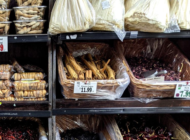Mexican cinnamon in the grocery store