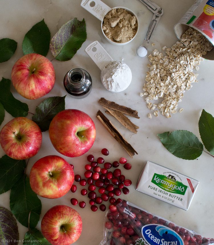 cranberry apple crisp ingredients